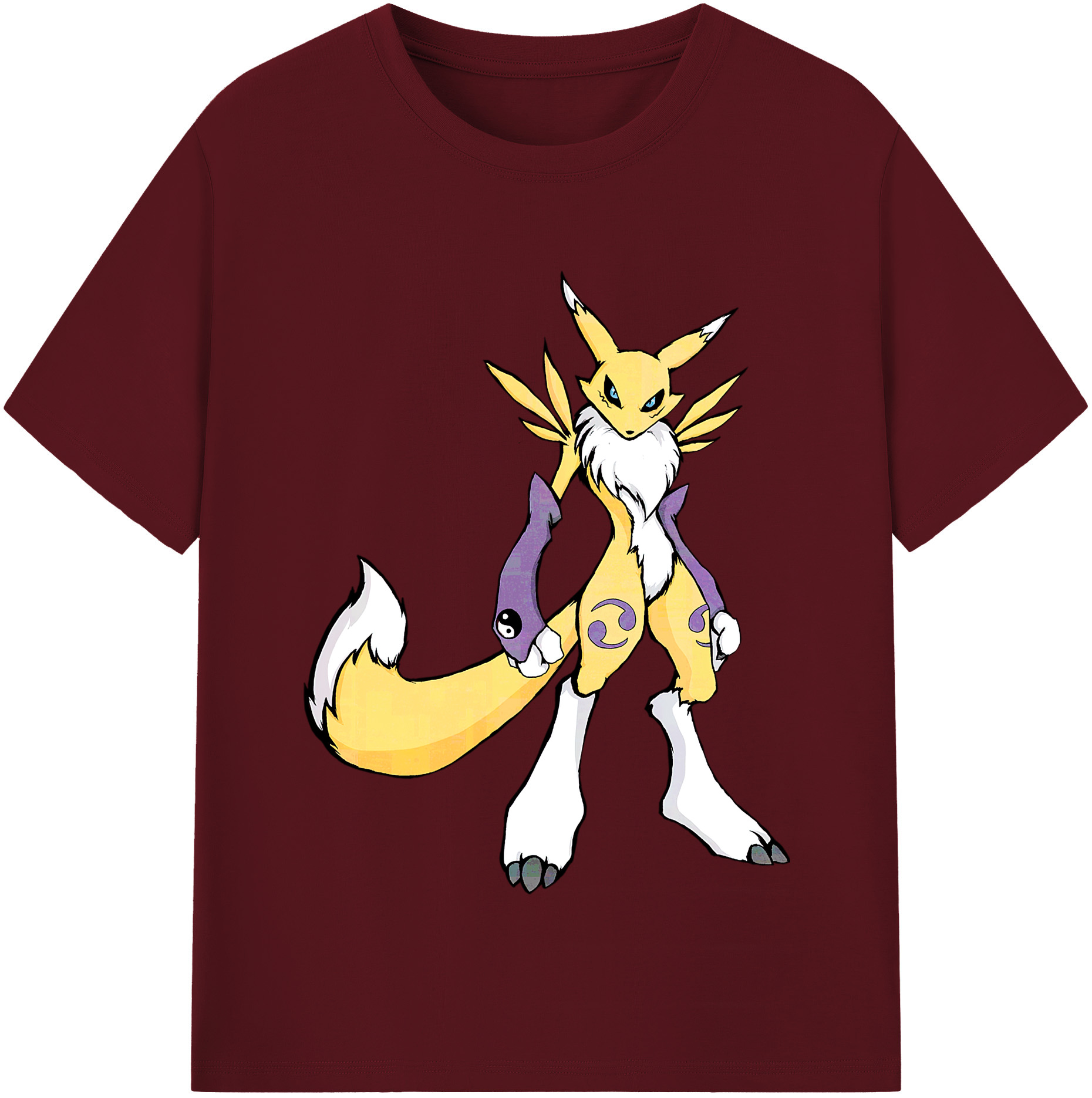 （画像用） Digimon デジタルモンスター/デジモン 綿100％半袖Tシャツ（フロントプリント）